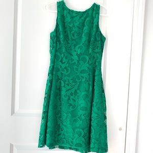 NY & Co Eva Mendes Green Sleeveless Dress